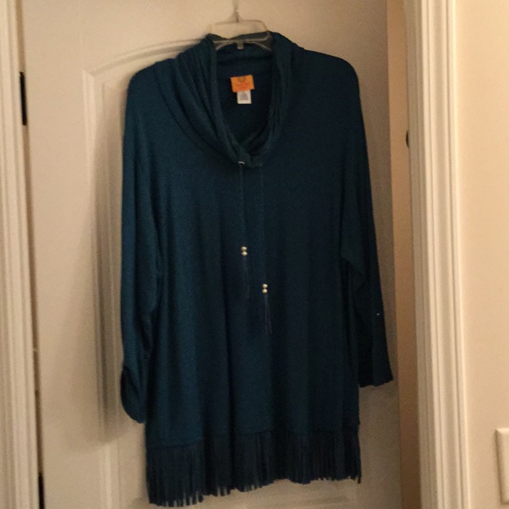 Cowl neck top